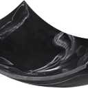 Creative Scents Black Marble Look Decorative Bowl, Coffee Table Decor for Living/Dining Room, Modern Black Catch-All Key Dish Decorations for Entryway, Black Decor - Fruit Bowl for Kitchen Counter