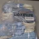 Bakepacker 100 Pcs Light Blue Mini Paper Gift Bags with Handles 6"x4.5"x2.5" Party Favor Bags Multiple Uses (Mini size)