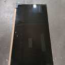 Patio Cushioned Seat Glass Table, 26x14 inch