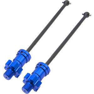 ShareGoo 2Pcs X-MAXX Drive Shaft Front Rear Drive Shaft Transmission Shaft #7750X Compatible with Traxxas X-Maxx 8S XMAXX 77086-4 1/5 RC Monster Truck (Blue)