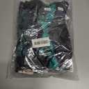 BAOHULU Girls Gymnastics Leotards with Active Shorts Sparkly Tank Biketards Toddler Kids Dance Practice Outfit (9-10 Years, Diamond Blackgreen Set)