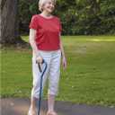 Carex Ergo Offset Walking Cane, 1 Count