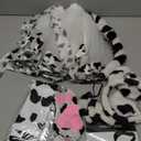 Dalmatian Costume Girls, 101 Days of School Dog Costume Set Kids Tutu Headband Accessories Halloween Animal Party (5-6 Years Old) White