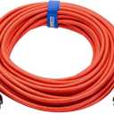 Clear Power 50 ft Outdoor Extension Cord 16/3 SJTW, 3-Prong Grounded Plug, Orange, Water & Weather Resistant, Flame Retardant, General Purpose Power Cord for Lawn & Garden, DCOC-0117-DC