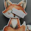 Honoson 4 Pcs Large 24" x 32" Woodland Animals Cardboard Cutouts, Cartoon Woodland Animals Yard Signs Decoration for Baby Shower Birthday Party Supplies Spring Themed Lawn Classroom Yard Decor, 21.65 x 29.53 inches