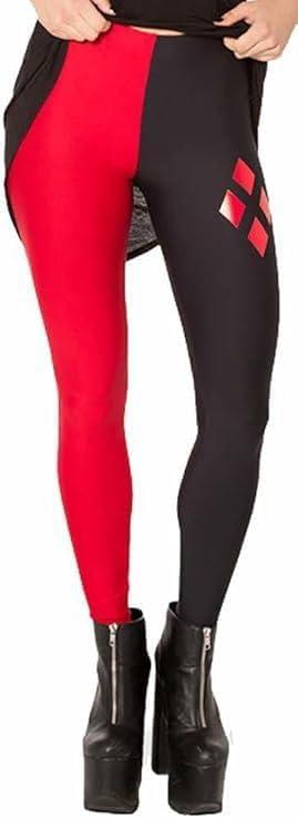 4Ulook Womens Digital Print Ankle-Length Leggings High Stretch, Quick-Dry Workout Tights (XXL)
