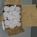 Howemon 20 Pack White Taper Candles 12 Inch Tall 3/4 Inch Thick Burn 10 Hours