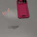 SSLOTSCASE for iPhone 17 Pro Max Case with 2X Screen Protector, [9H Hardness] Military Grade Shatterproof, Card Holder & Kickstand & Slide Lens Cover, Heavy Duty Phone Case for iPhone 17 Pro Max, Pink