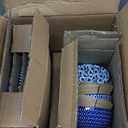 Selamica Ceramic Plates and Bowls Sets,24 Pieces Dinnerware Sets for 6,Scratch Resistant Dish Set for Holiday Gathering, Dishwasher & Microwave Safe, Vintage Blue