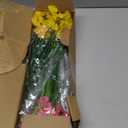 24 Bundles Realistic Fake Flowers for Outdoors, No Fade Faux Silk Flowers & Artificial Plants Lavender, for Garden Patio Porch Decor, Window Box, Hanging Basket, Planter, Grave Decorations