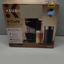 Keurig K-Caf Barista Bar Single Serve Coffee Maker and Frother, with 3 Brew Sizes, Hot and Cold Coffee Capabilities, 2oz Coffee Shot Button, Black