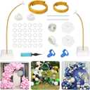 Balloon Arch Kit 8.2FT & 5FT, Adjustable Balloon Arch Stand with Base, Floor Gold Balloon Arch Frame Plant Support Stand for Wedding Birthday Baby Shower School Welcome Party Yard Lawn Home Decor