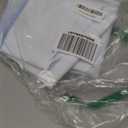 AmazerBath 48x72 Shower Curtain Stall, PEVA White Heavy Duty Shower Curtain with 2 Weighted Stones and 8 Grommet Holes