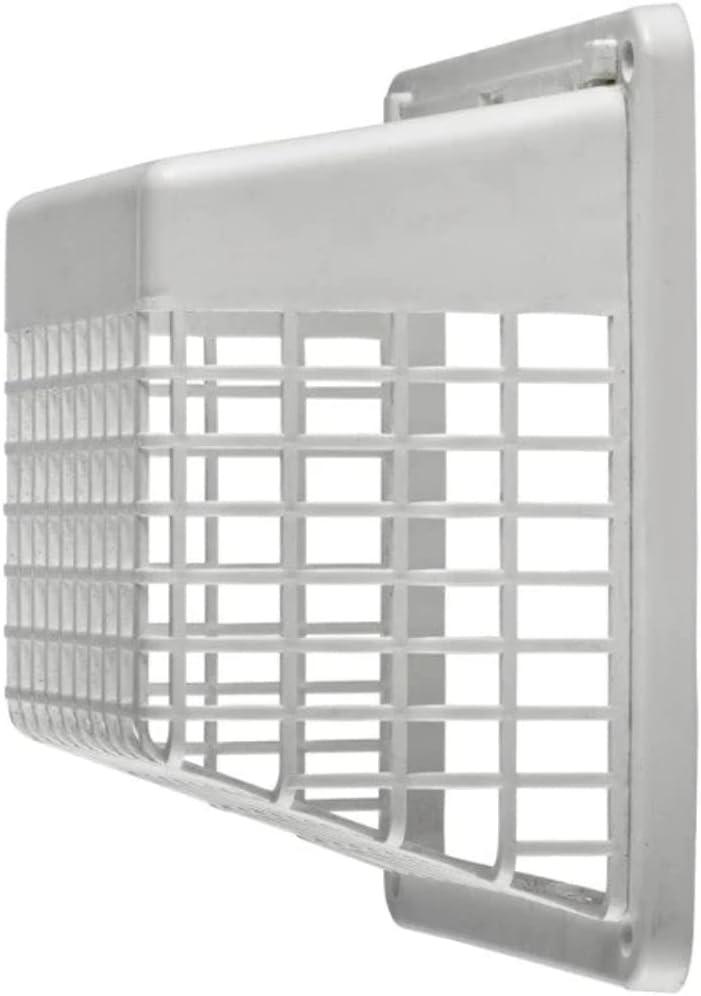 Lambro Industries 1491WG Universal Hinged Vent Guard, White-272278, White