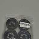 JIUWU 4 Pcs Black 1:10 Scale RC Tires Wheel Rims Crossing Rubber On Road Parts