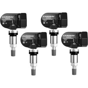 TPMS Sensor GM, 4-Pack Tire Pressure Sensor Replacement for GM Chevy GMC Cadillac Buick, 315MHz OE Replaces# 13586335, 13581558, 13598771, 13598772 (4 PCS)