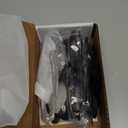 4 Pack Oprah Style Reading Glasses for Women Men Blue Light Blocking Computer Square Metal Spring Readers +2.0 (Black, Transparent, Grey Tortoiseshell, Yellow Tortoiseshell)