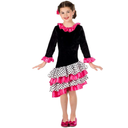 fun shack Kids Flamenco Dancer Costume Childrens Spanish Dance Dress Halloween Girls Book Character Costumes for Kids S
