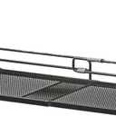 Expandable Under Shelf Basket Organizer, Under Shelf Storage, Hanging Baskets Under Cabinet for Pantry Kitchen Cupboard Desk Counter Bookshelf Space Saver Heavy Duty Slide-in (Black, 1 Pack)