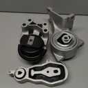 Engine Motor Mount & Trans Mount Replacement for 2013 2014 2015 2016 2017 2018 2019 Ford Flex 3.5L Without Turbo, Engine Mount Set of 3 Replaces OE# A5342 GP3180 EM-5427 8G1Z6038A A5799