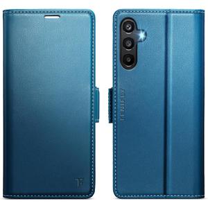 Samsung Galaxy A15 Case Wallet with RFID Blocking Card Holder, PU Leather Kickstand Protective Flip Phone Cover Fit for Galaxy A15 5G 6.5", Blue