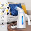 OGHom Steamer for Clothes, Handheld Clothing Steamer for Garment, 240ml Big Capacity 700W Portable Travel Steam Iron (Blue)