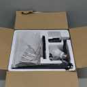 Floor Lamp with Linen Shade, Dimmable Tall Standing Lamp with Remote Control & 3 Color Temperatures, Modern Floor Lamps for Living Room Bedroom Office Corner, 9W LED Bulb Included (Beige)