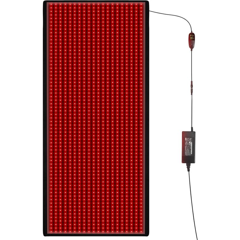 LOVTRAVEL New 70.9'' X 31.5'' LED 660nm Red Light Therapy Mat 850nm ...