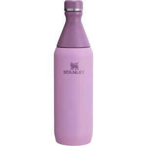 Stanley All Day Slim Bottle 20 oz | Leakproof Twist on Lid | Slim Design for Travel and Gym | Insulated Stainless Steel Water Bottle | BPA-Free | Lilac