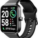Fitpolo Smart Watch for Men Women,1.8 Touchscreen, Bluetooth Call, Alexa Built-in,24/7 Heart Rate, SpO2 Monitor, Step Counting, Sleep Tracking,IP68 Waterproof Fitness Tracker Watch for Android iPhone