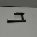 JOPOFI Toilet Paper Holder - Self Adhesive Toilet Paper Holder Wall Mount for Bathroom, SUS 304 Stainless Steel Command Strip Toilet Paper Roll Holder Stick On Wall, No Drilling - Matte Black