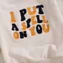 YINGISFITM Toddler Baby Girl Boy Sweatshirt Long Sleeve Shirt Crewneck Pullover Sweater Fall Winter Clothes Outfit (12-18 Months, Cream I Put a Spell on You)