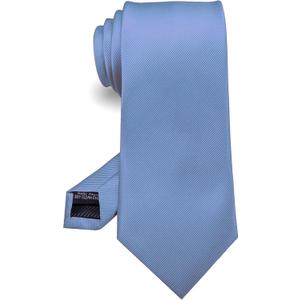 RBOCOTT Solid Color Tie Formal Necktie for Men (Baby Blue)