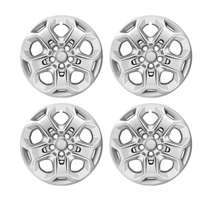 Wheel Hubcaps Compatible with Ford Fusion 2010 2011 2012; 17 inch Wheel Covers Set of 4 Pcs; AE5Z1130D (Silver)