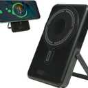Power Bank, 10000mAh Wireless Portable Charger with Built-in USB-C Cable and, Adjustable Stand, LED Display, Battery Pack 22.5W PD Fast Charging