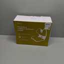 Foldable Lumbar Back Support Chair Ergonomic Curve for Posture Corrector Back Pain Relief Perfect for Floor Seat Officework Homework Small Size for Children Teenagers Youth (Greyblue)