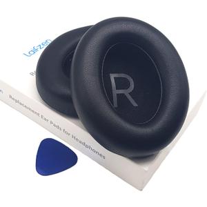 Lambskin NC 700 Earpads Real Leather Ear Pads Cushions Sheepskin Replacement Cups for Bose NC700 Noise Canceling Headphones (Black)