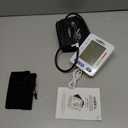 Blood Pressure Monitor for Home Use with Large Upper Arm Cuff - Automatic Talking Pulse and BP Machine with 240 Memory Recalls for 3 Users - Carrying Bag and Batteries Included, Backlit Digital LCD