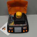 CUTE STONE Cooking Toy BBQ Set, 2 Layers Kids Grill Playset with Play Food, Pretend Smoke Sound and Light, Kitchen Accessories Utensils Toy, Outdoor Camping Barbecue Toys Gift for Toddlers Girls Boys