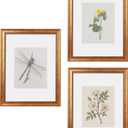 Set of 3 Photo Frame 12 X 16 Vintage Picture Frame for Wall or Tabletop