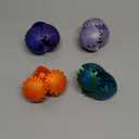 3D Printed Gear Ball Gear Sphere Fidget Toy, 4 Pcs Steampunk Whirling Wonder Fidget Gear Ball Stress Anxiety Relaxing Fidgets Toys for Office and Home Christmas Stocking Stuffers Party Favors Gift