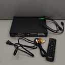 MEGATEK Region-Free HDMI DVD Player for TV, Compact CD/DVD Player for Smart TV, USB Port, Plays All Region DVDs & Multi Formats, Metal Housing, HDMI/RCA Cables & Remote Included