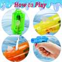 24 Pcs Mini Water Gun for Kids, Color Small Squirt Water Guns, Plastic Blasters for Beach Swimming Pool Toys, Summer Theme Party Favors, Outdoor Water Fighting Games Prop
