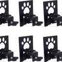 SUYAUU Adjustable Non Slip Mattress Gaskets, Mattress Holder in Place Gripper for Bed Frame, Heavy Duty Anti-Slip Baffle Retainer Bar, Keep Mattress from Sliding Gripper, 6 PCS, Cute Paw