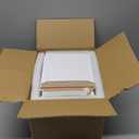 CD Mailers - 100-Pack, 6x6-Inch, White Flat Square - 450 GSM Thick Cardboard Envelopes for DVDs, Photos & Trading Cards