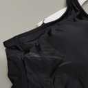 Womens High Waisted Bikini Sets Sporty Crop Top Color Block Swimwear Bandeau Scoop Neck Vintage Two Piece Bathing Suits M