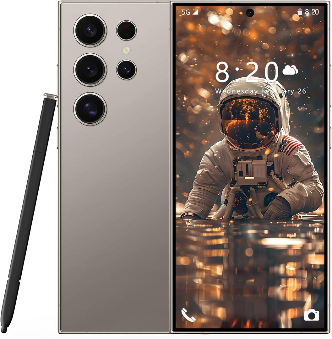 Unlocked Smartphone 6.7inch Cell Phone c24 Ultra 4+64GB HD Full Screen Straight Talk Phone Dual Sim Unlocked Android Phones Boost Mobile Phone (Gray)