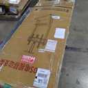 Rolling Easel TV Stand for 50-100 Inch TVs, Mobile TV Cart with Wooden Shelf and Wheels, Modern Floor Mobile TV Stand for Living Room, Office, Height Adjustable Holds up to 220lbs (Matte Black)