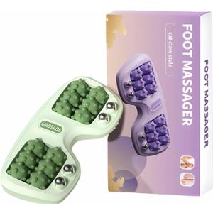 Foot Roller Massage for Plantar Fasciitis, Portable Feet Roller Therapy for Circulation and Pain Relief, Reflexology and Deep Tissue Muscle Tool
