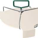 Large Ceramic Plate Setter Heat Deflector with All-Round Lifter Set Compatible with Large Big Green Egg,and Other Similar Sized Kamado Grill,18 In Ceramic Egg Grill